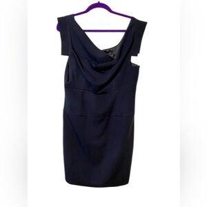 Black Halo style Venus navy blue dress size 12